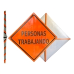 Roll Up Sign & Stand - Detour Ahead Reflective Roll Up Traffic Sign